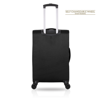 TUCCI Italy ALIANTE 24" Medium Check Luggage Suitcase