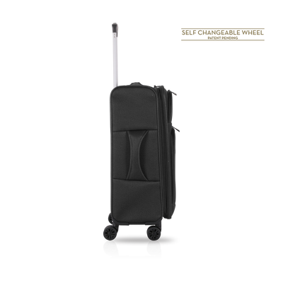 TUCCI Italy ALIANTE 24" Medium Check Luggage Suitcase