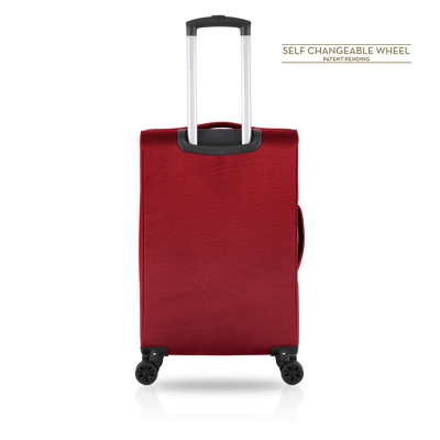 TUCCI Italy ALIANTE 18" Expandable Luggage Travel Suitcase