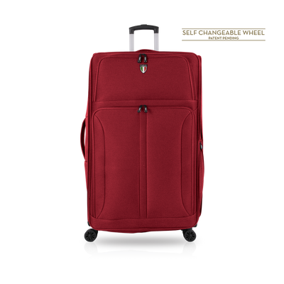 TUCCI Italy ALIANTE 18" Expandable Luggage Travel Suitcase