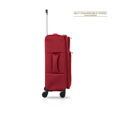 TUCCI Italy ALIANTE 18" Expandable Luggage Travel Suitcase