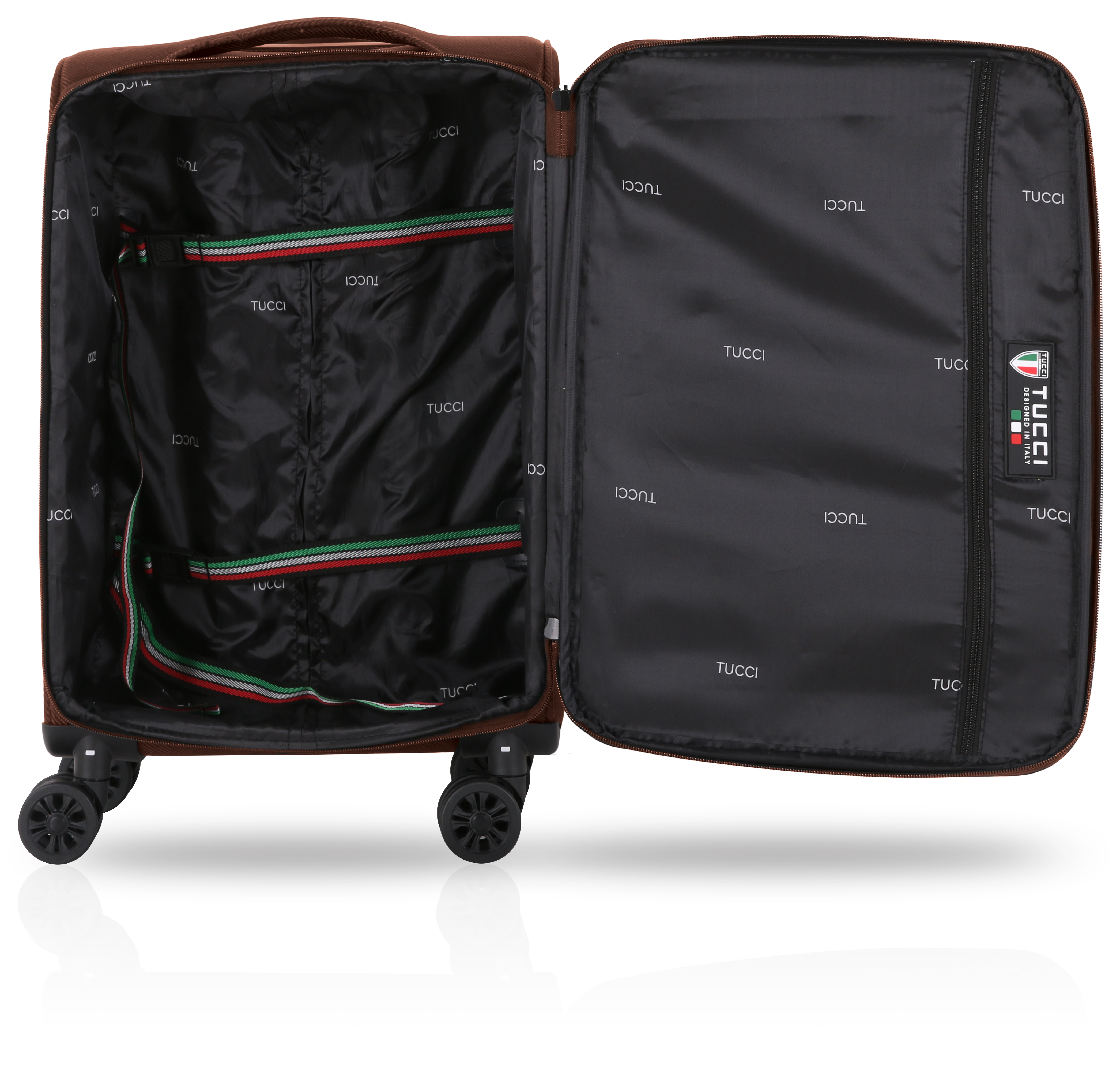 TUCCI Italy VOLO 3 PC (20", 26", 30") Expandable Travel Suitcase