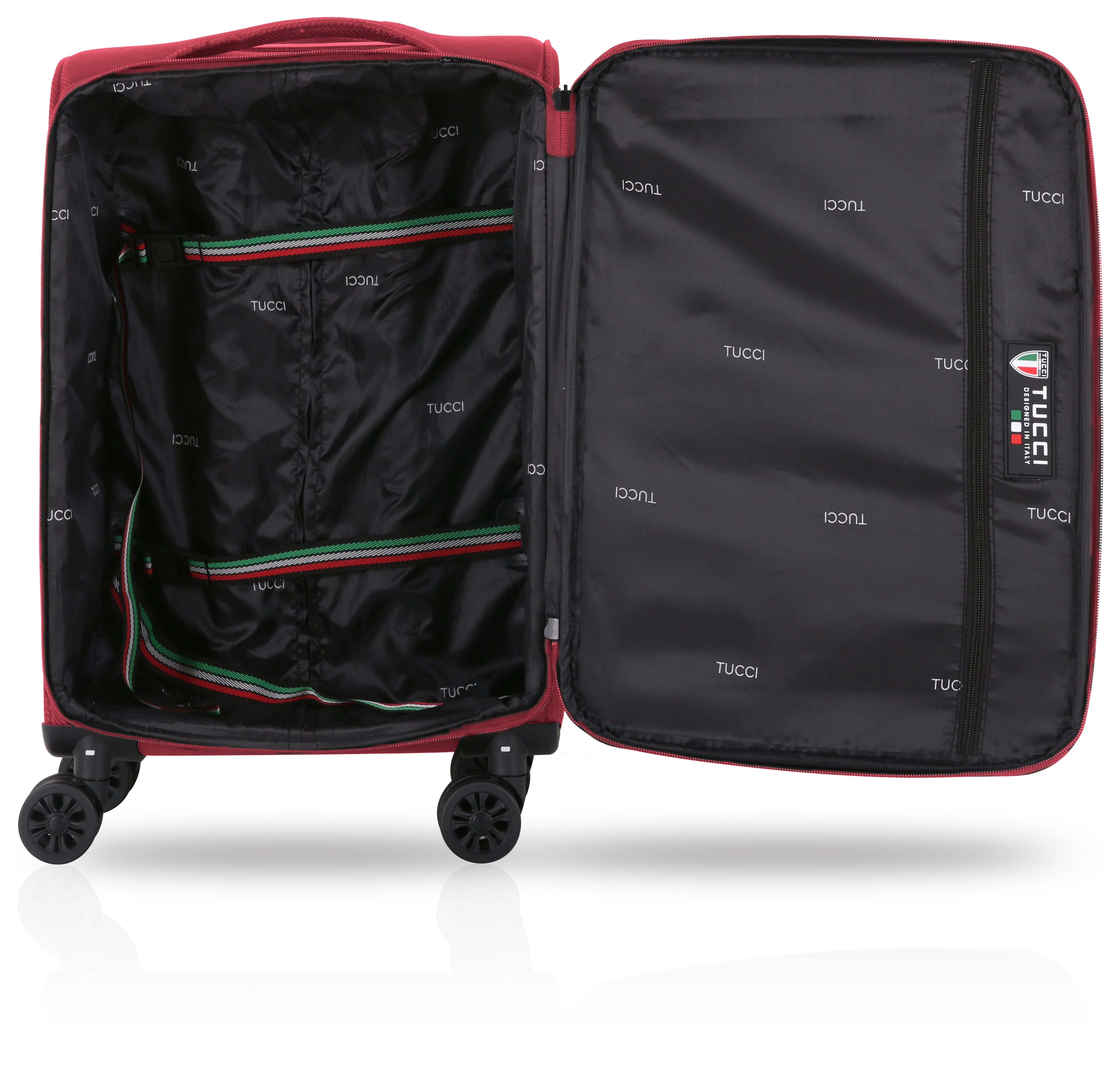 TUCCI Italy VOLO 3 PC (20", 26", 30") Expandable Travel Suitcase