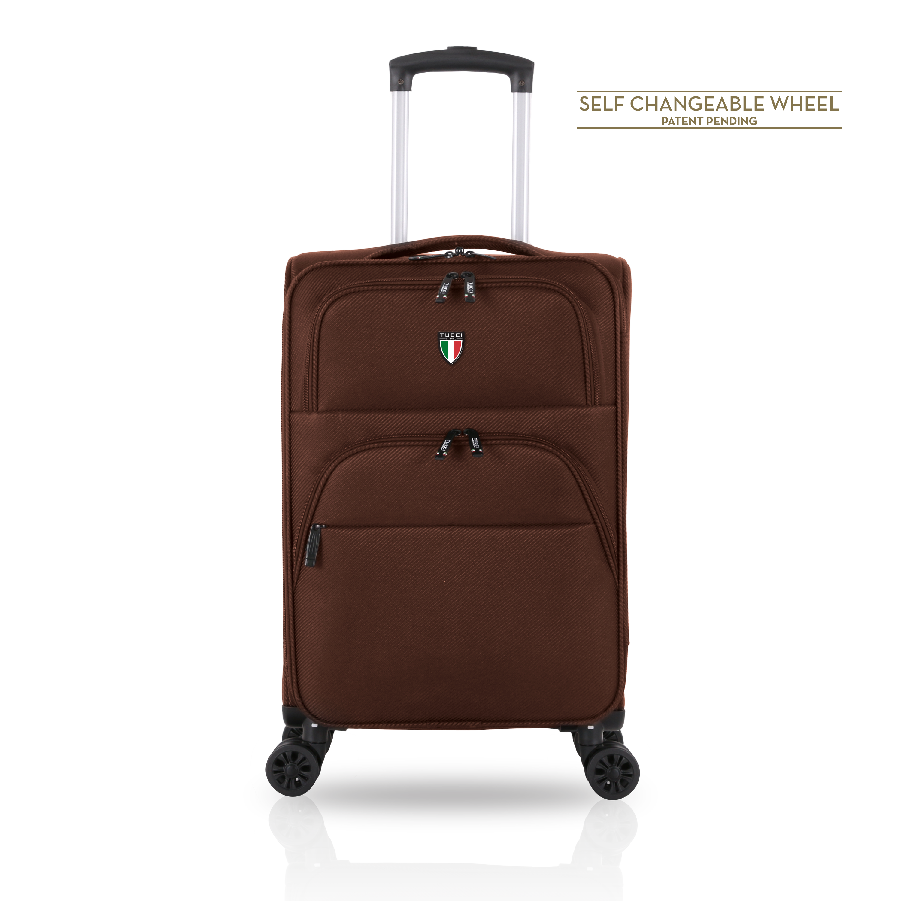 TUCCI Italy VOLO 3 PC (20", 26", 30") Expandable Travel Suitcase