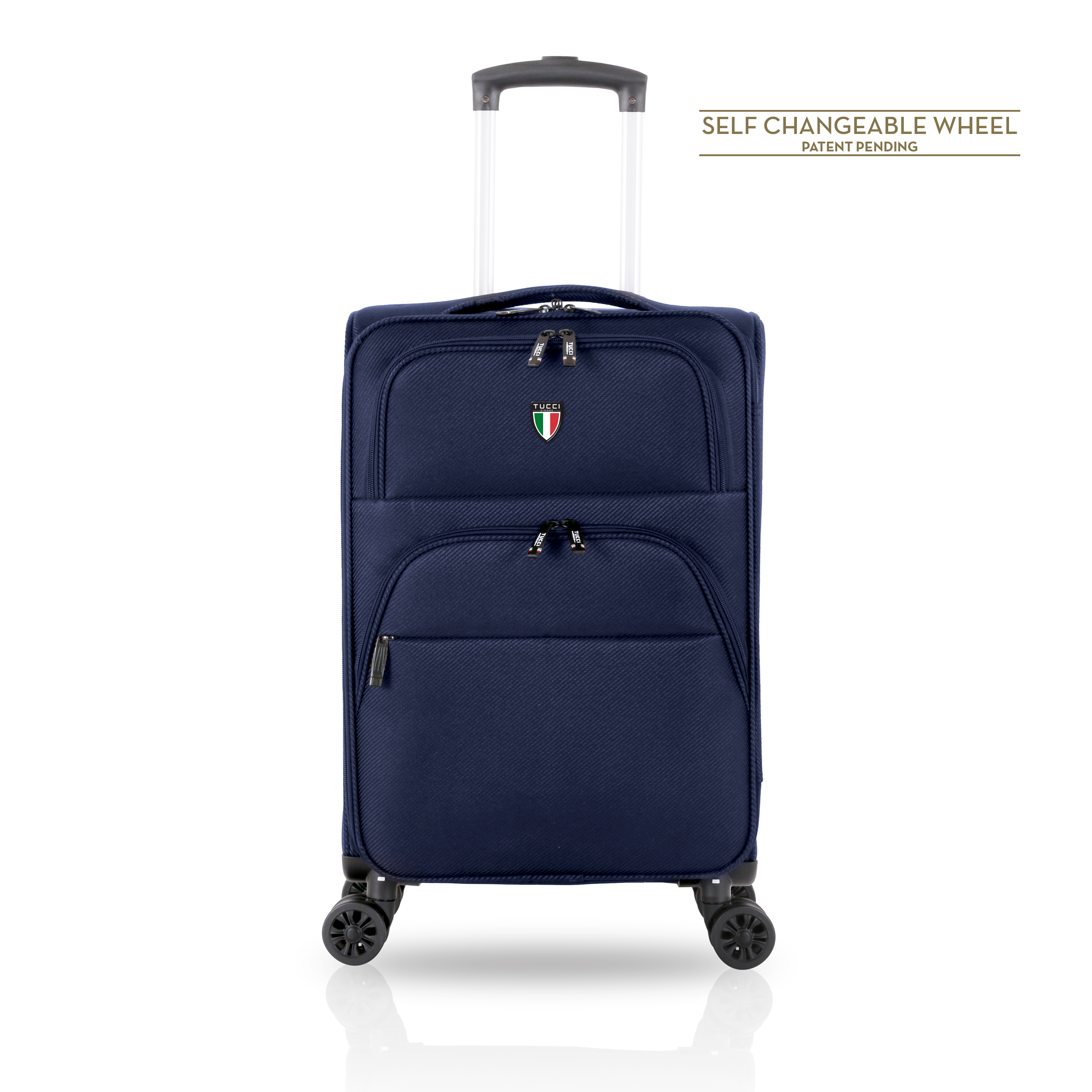 TUCCI Italy VOLO 3 PC (20", 26", 30") Expandable Travel Suitcase