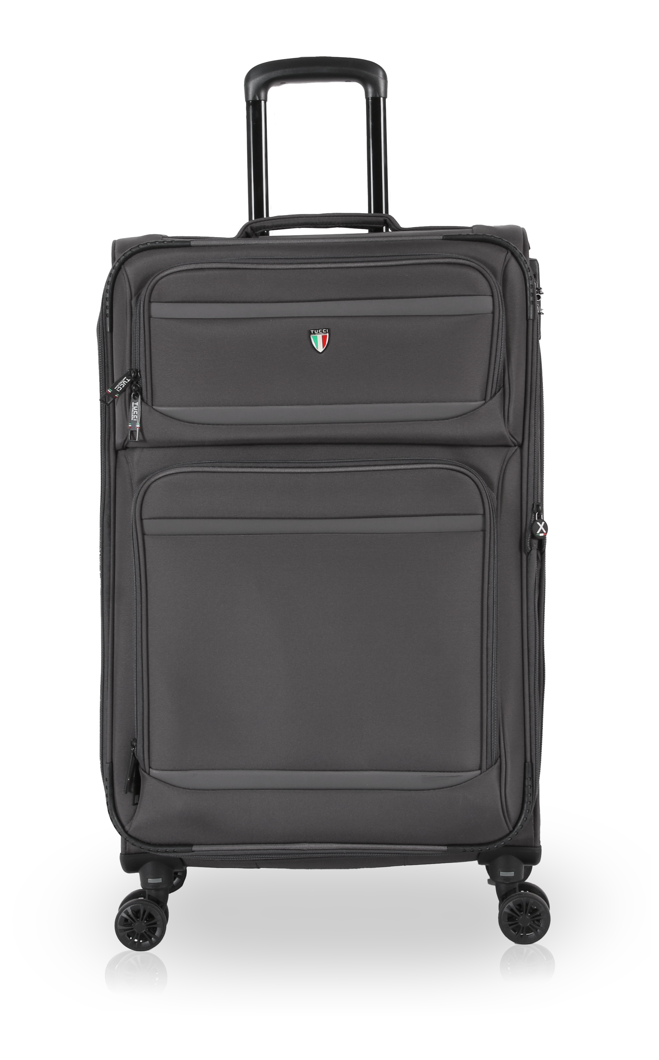 TUCCI Italy SUPREMA (20", 27", 29") Softside Detachable Wheel Luggage Set