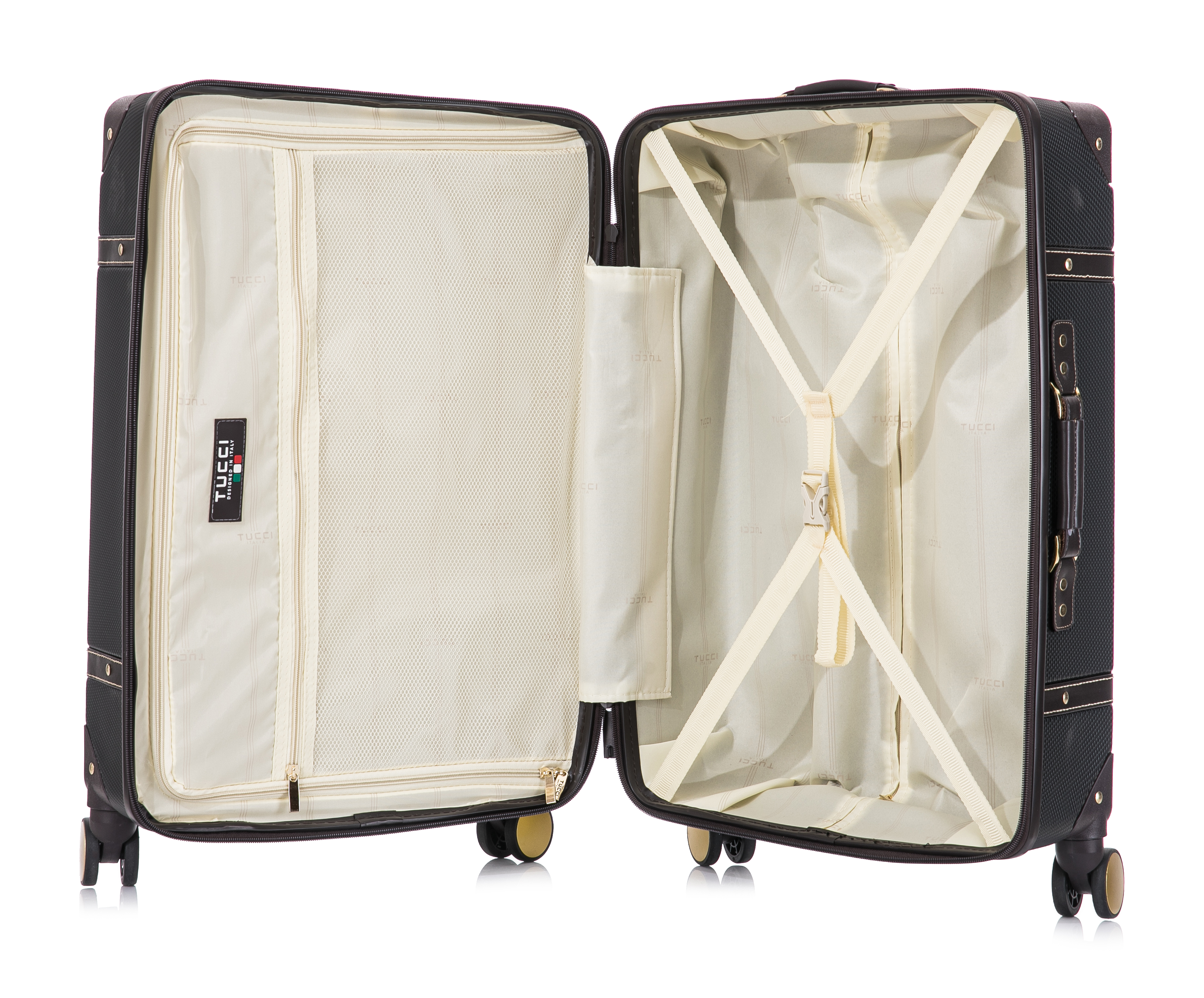 TUCCI Italy LEGATO 24-inch Vinchic Vintage Medium Luggage Suitcase