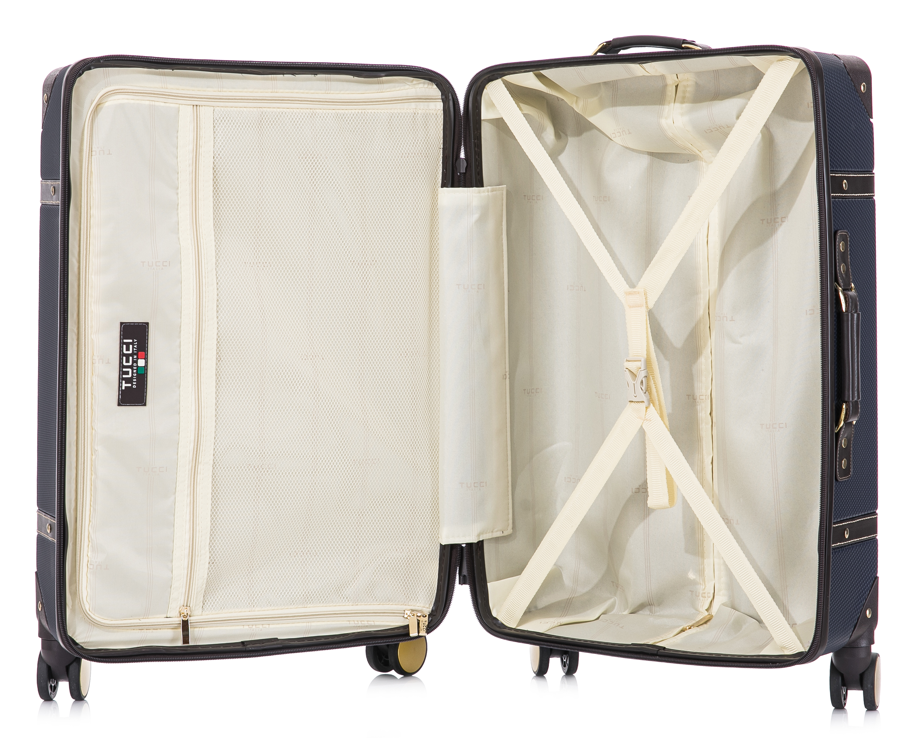 TUCCI Italy LEGATO 24-inch Vinchic Vintage Medium Luggage Suitcase