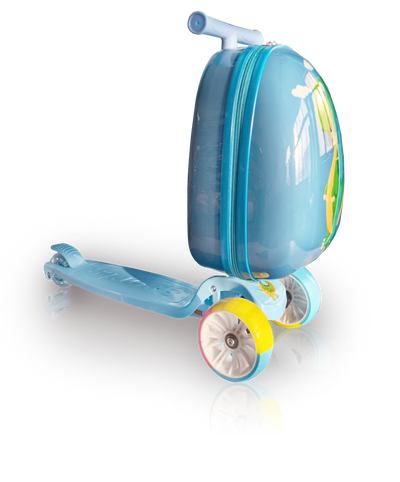 TUCCI Italy HAPPY DINO Scooter Style Kids Suitcase