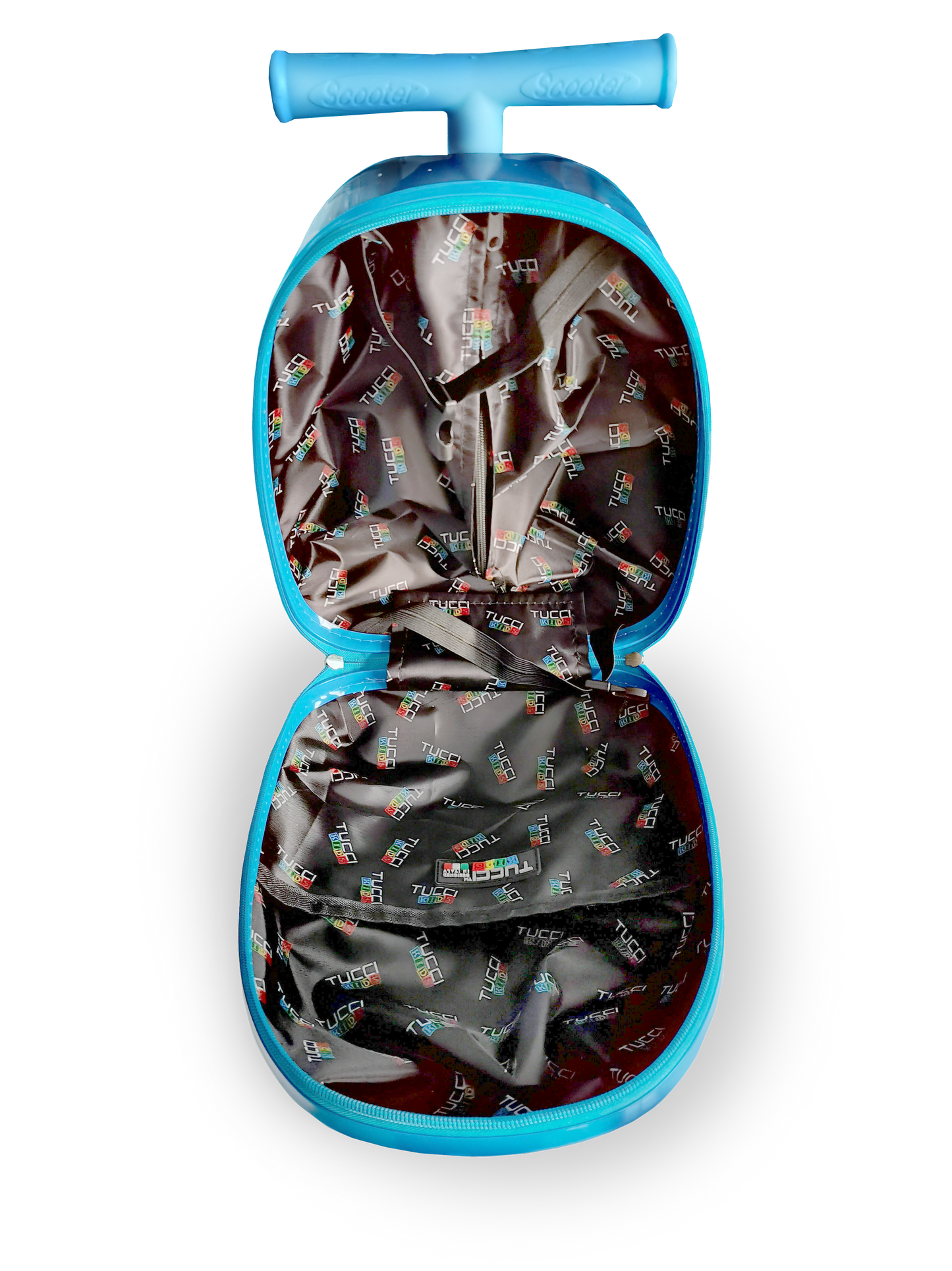 TUCCI Italy HAPPY DINO Scooter Style Kids Suitcase