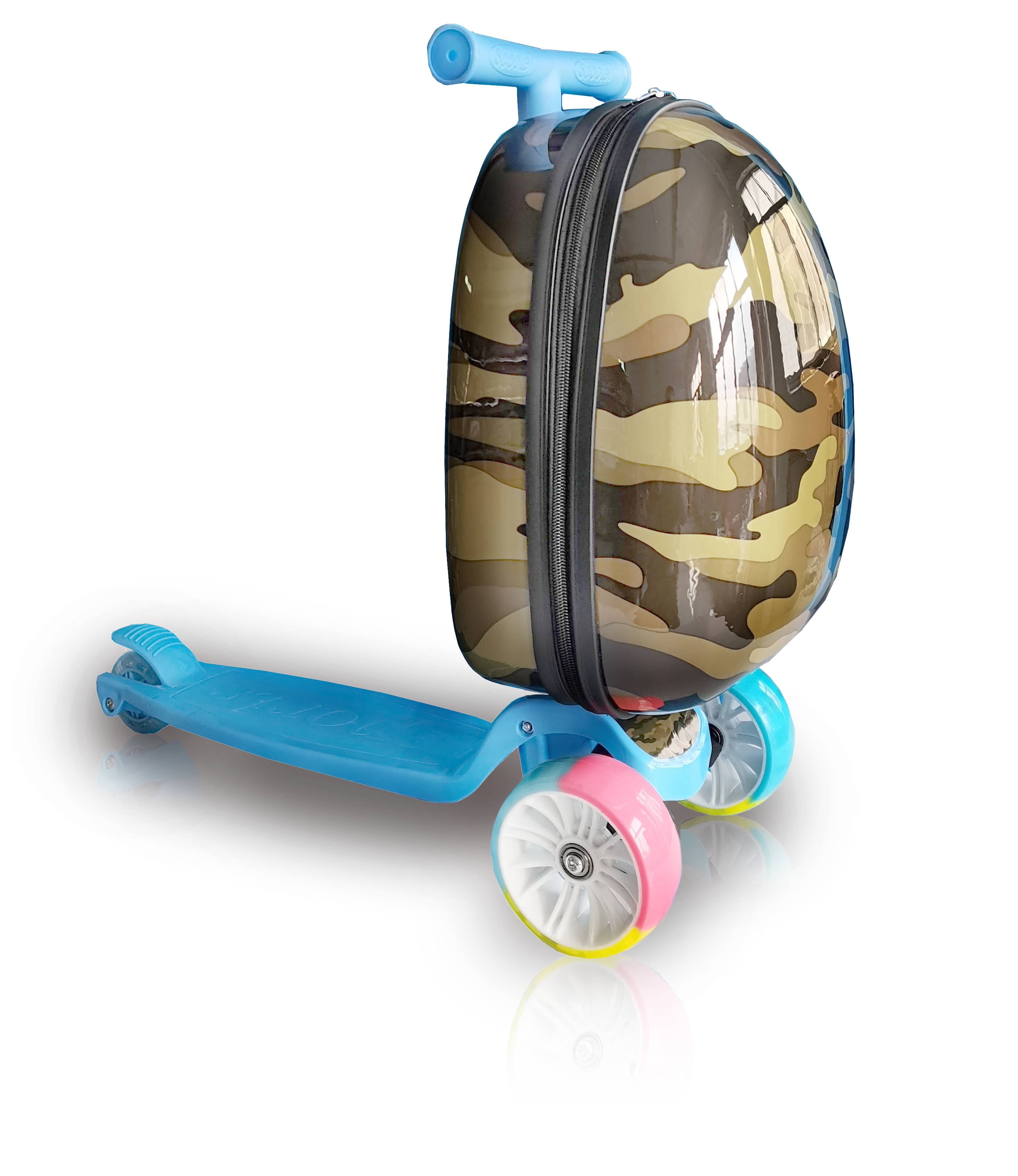 TUCCI Italy LIL' TROOPER Scooter Style Kids Suitcase