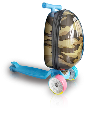 TUCCI Italy LIL' TROOPER Scooter Style Kids Suitcase