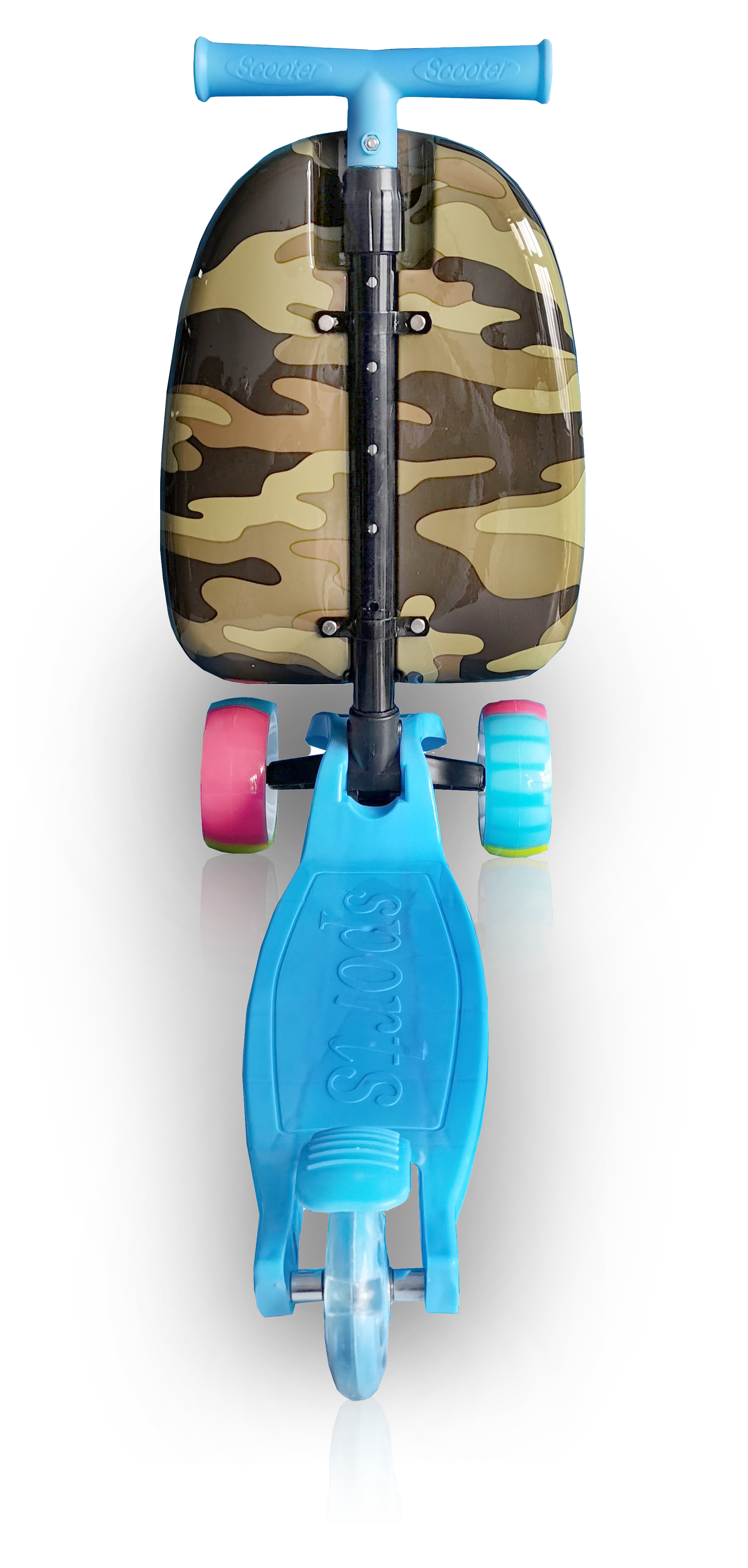 TUCCI Italy LIL' TROOPER Scooter Style Kids Suitcase