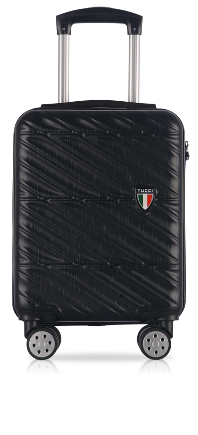 TUCCI Italy STORTA ABS 17" Carry On Luggage Suitcase