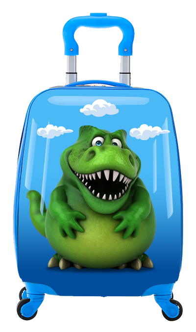 TUCCI Italy REX DINO 18" Spinner Wheel Children Suitcase