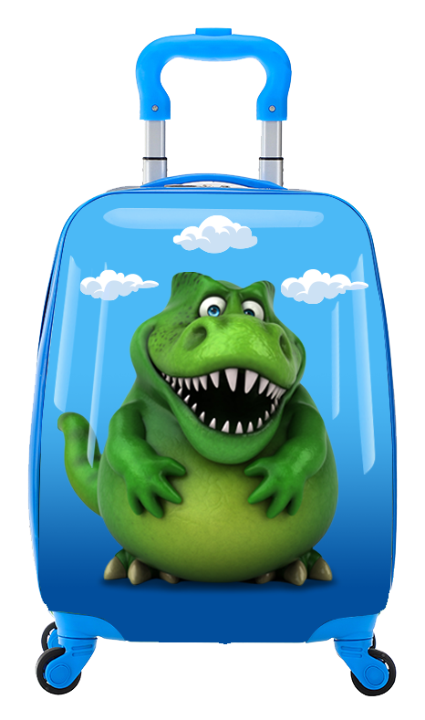 TUCCI Italy REX DINO 18" Spinner Wheel Children Suitcase