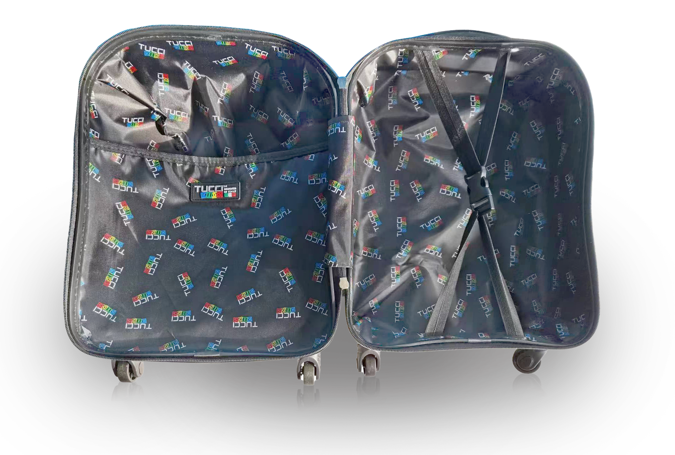 TUCCI Italy REX DINO 18" Spinner Wheel Children Suitcase