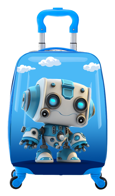 TUCCI Italy ROBO KID 18" Spinner Wheel Children Suitcase
