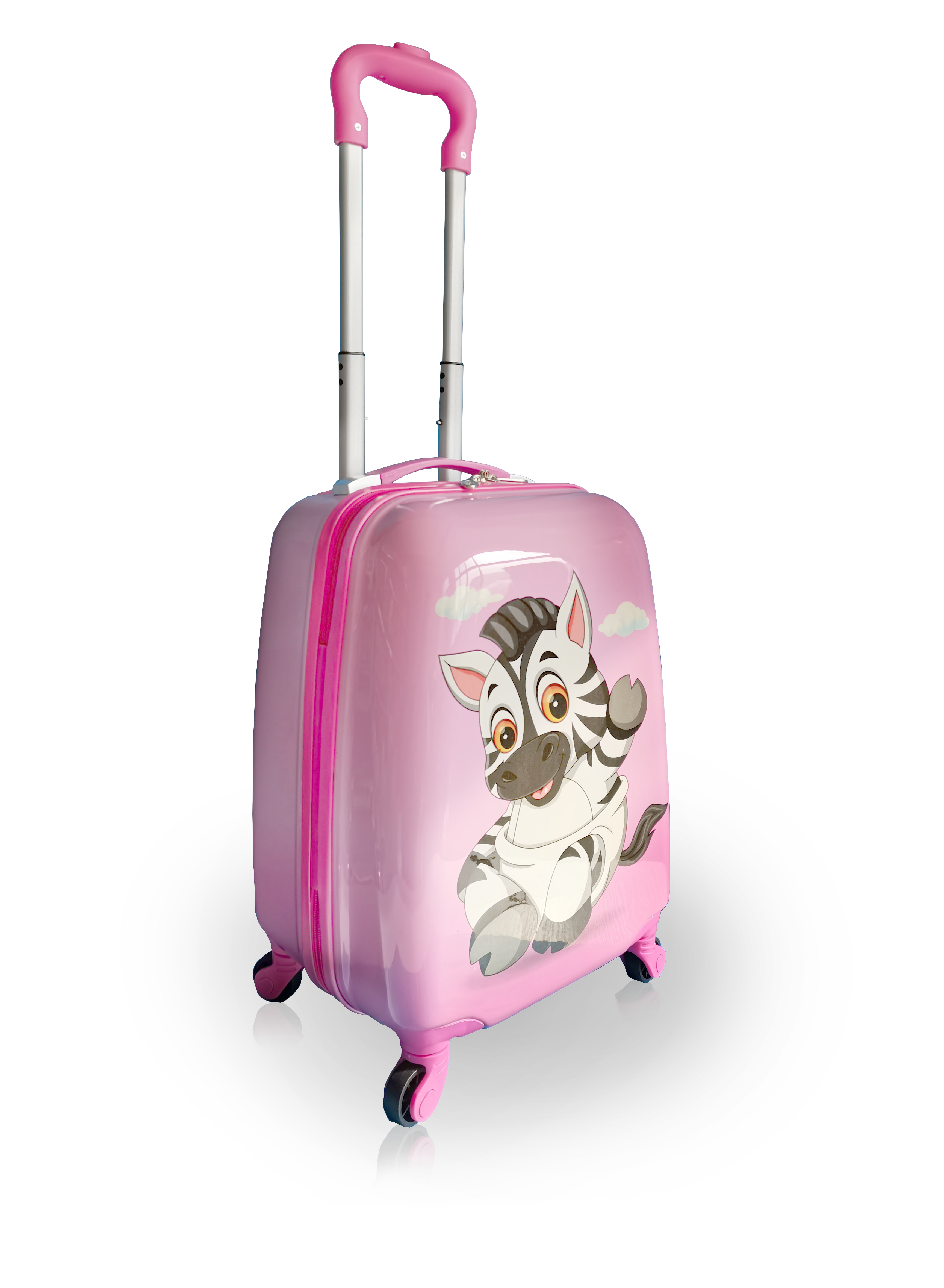 TUCCI Italy LIL' ZEBRA 18" Spinner Wheel Children Suitcase