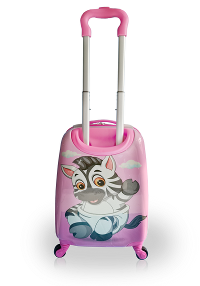 TUCCI Italy LIL' ZEBRA 18" Spinner Wheel Children Suitcase
