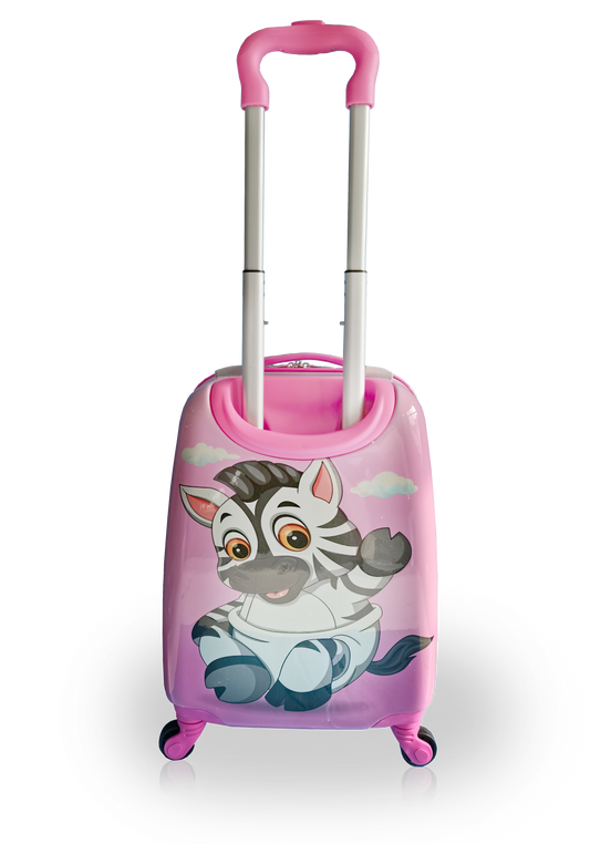 TUCCI Italy LIL' ZEBRA 18" Spinner Wheel Children Suitcase