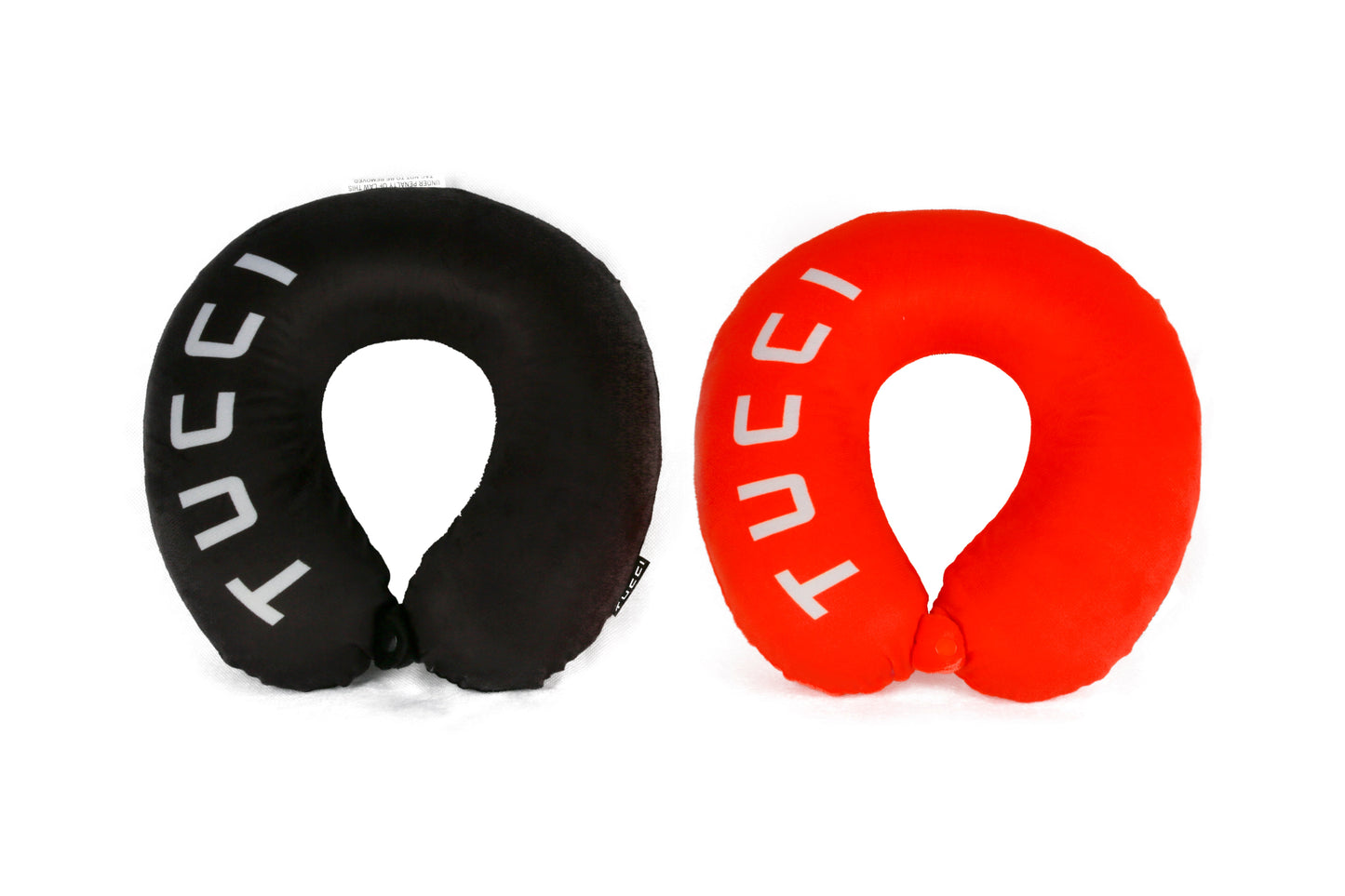 Memory Foam Travel Pillow - Orange