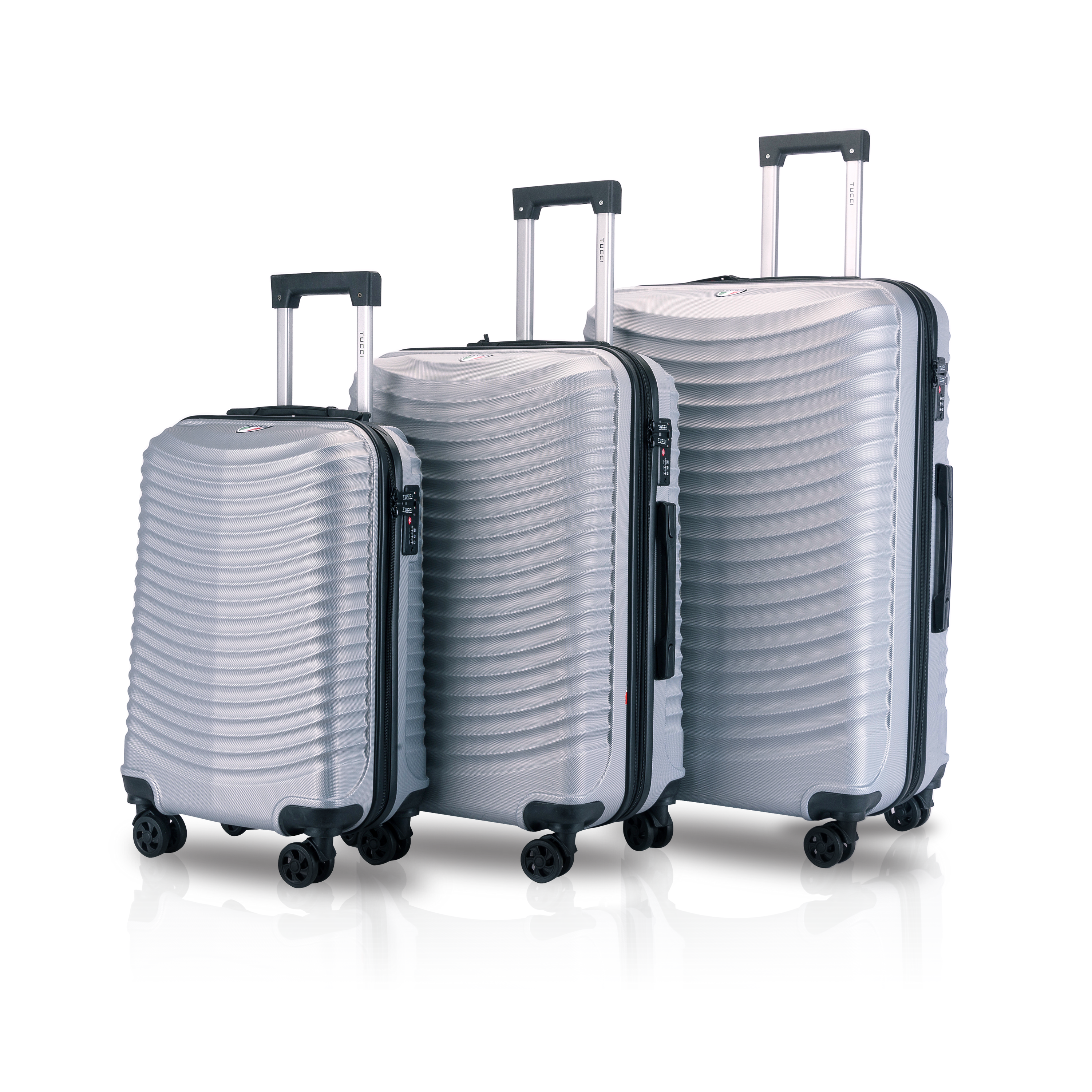 TUCCI FLETTERE T0281 ABS JUEGO DE 3 PIEZAS (20", 24", 28")
