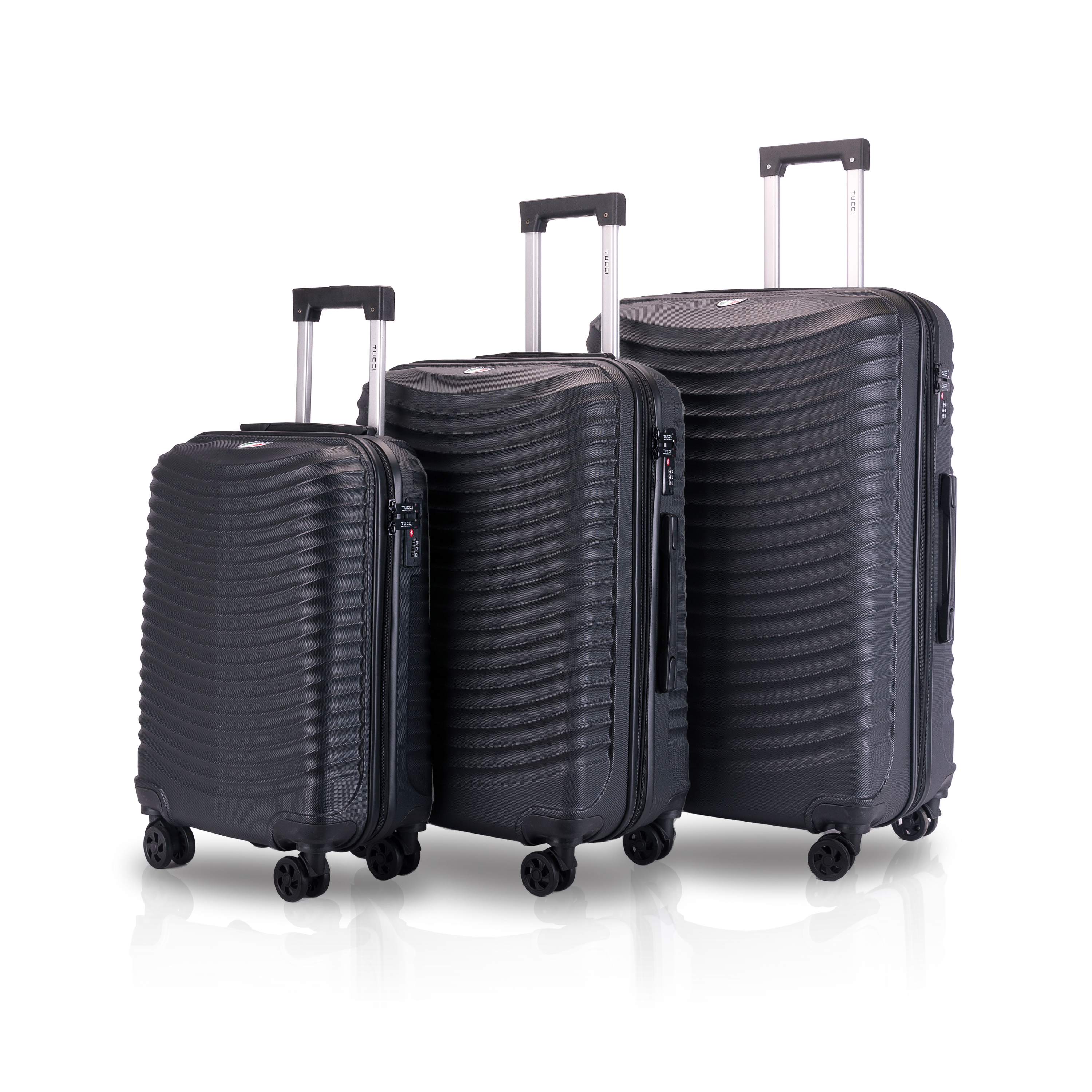 TUCCI FLETTERE T0281 ABS JUEGO DE 3 PIEZAS (20", 24", 28")