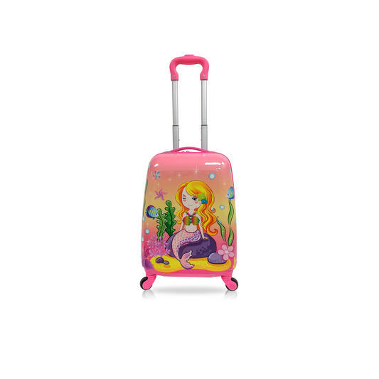 TUCCI Italy GOLDY MERMAID 18" Luggage Kids Suitcase