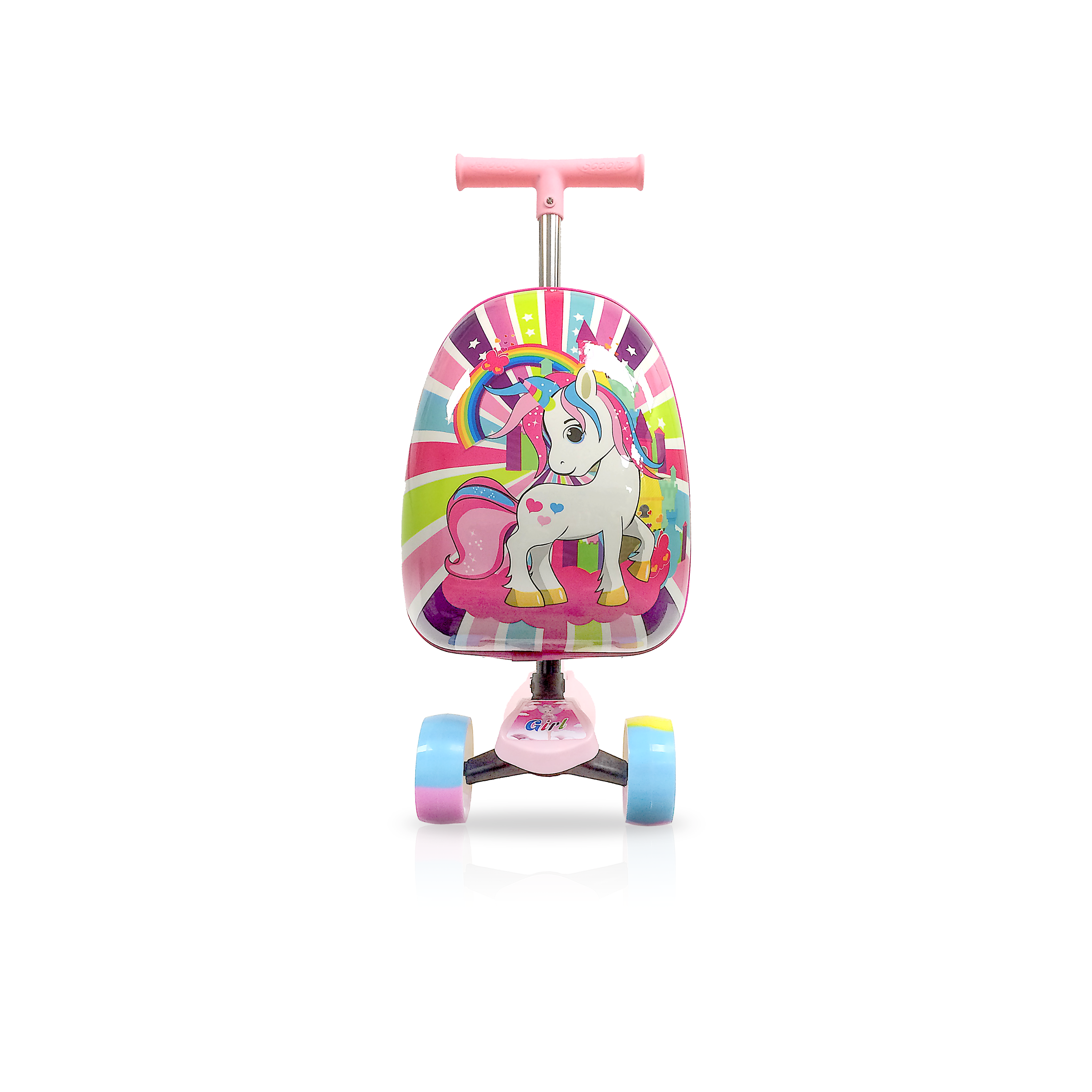 TUCCI Italy MAGICAL UNICORN Kids Scooter Suitcase