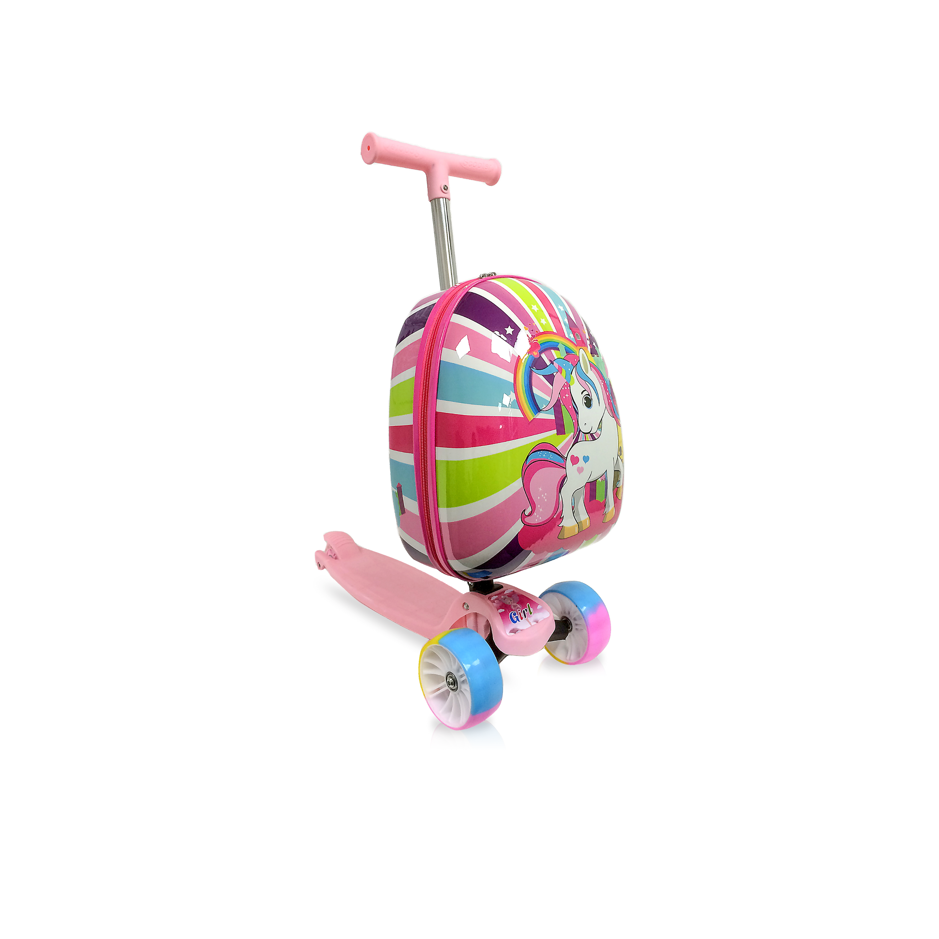 TUCCI Italy MAGICAL UNICORN Kids Scooter Suitcase