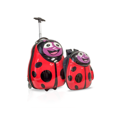 TUCCI CUDDLEBUG Backpack and Suitcase (16', 13') Set for Kids