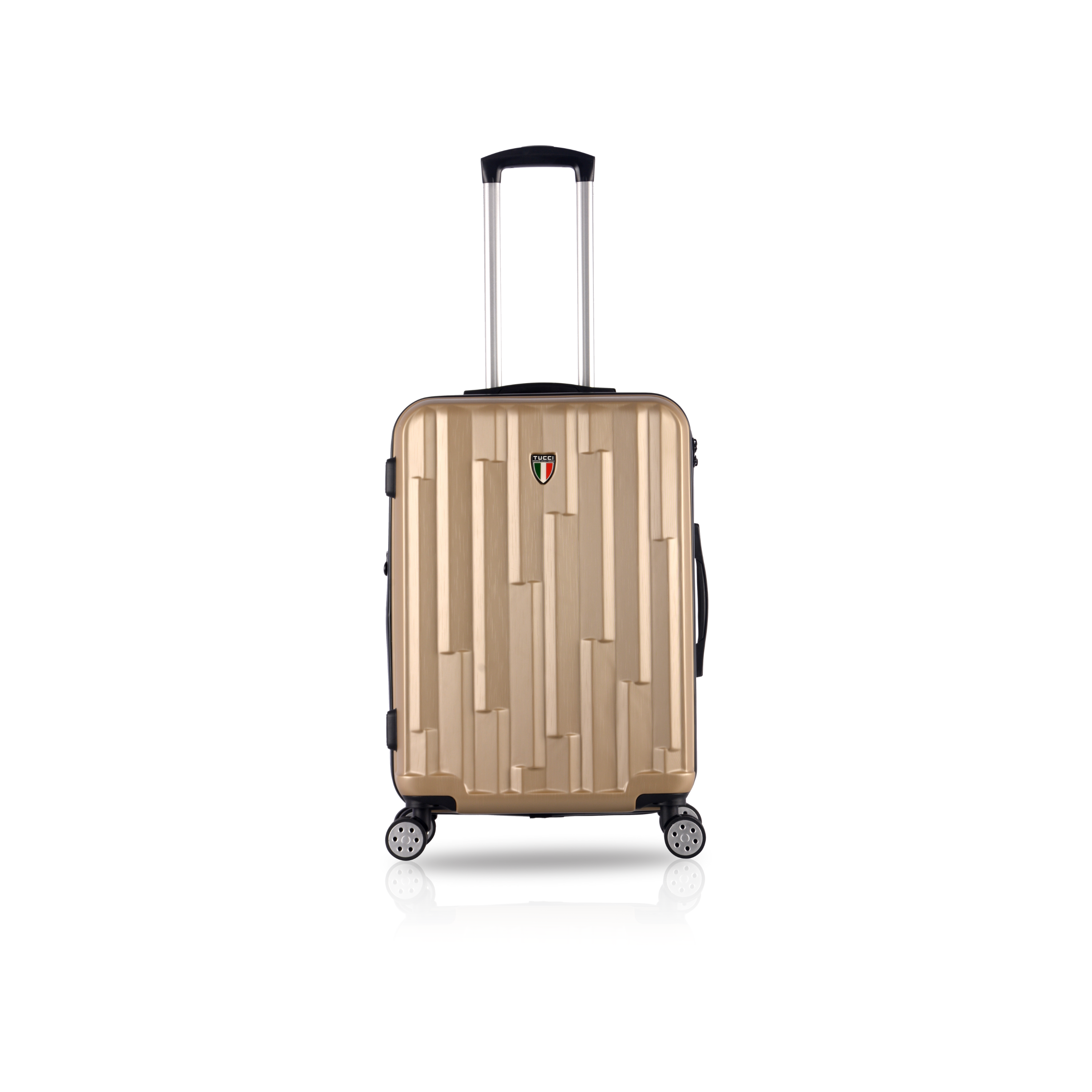 TUCCI Italy RIFLETTORE ABS 3 PC (20", 24", 28") Travel Suitcase Set