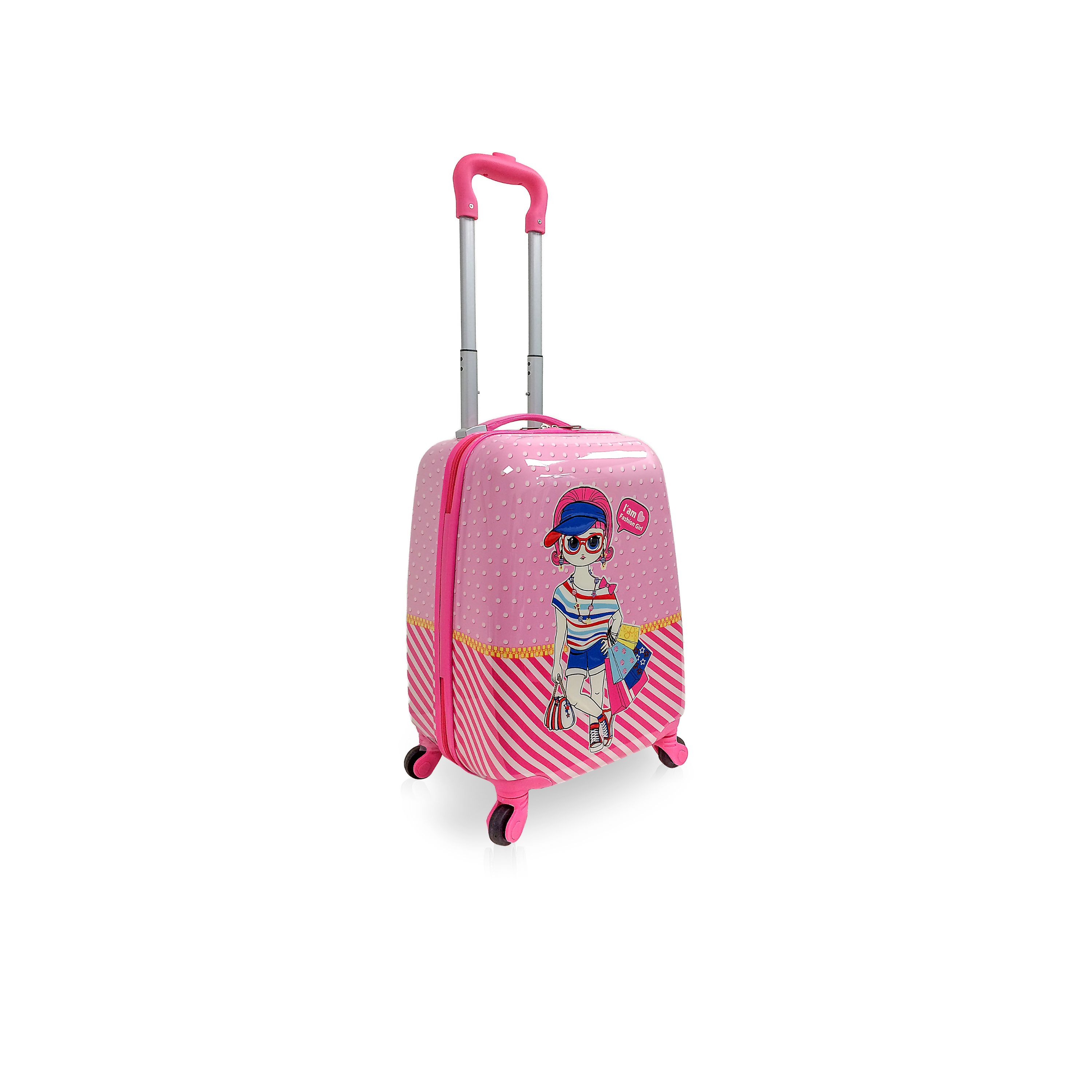 TUCCI Italy FASHION GIRL 18" Kids Luggage Suitcase