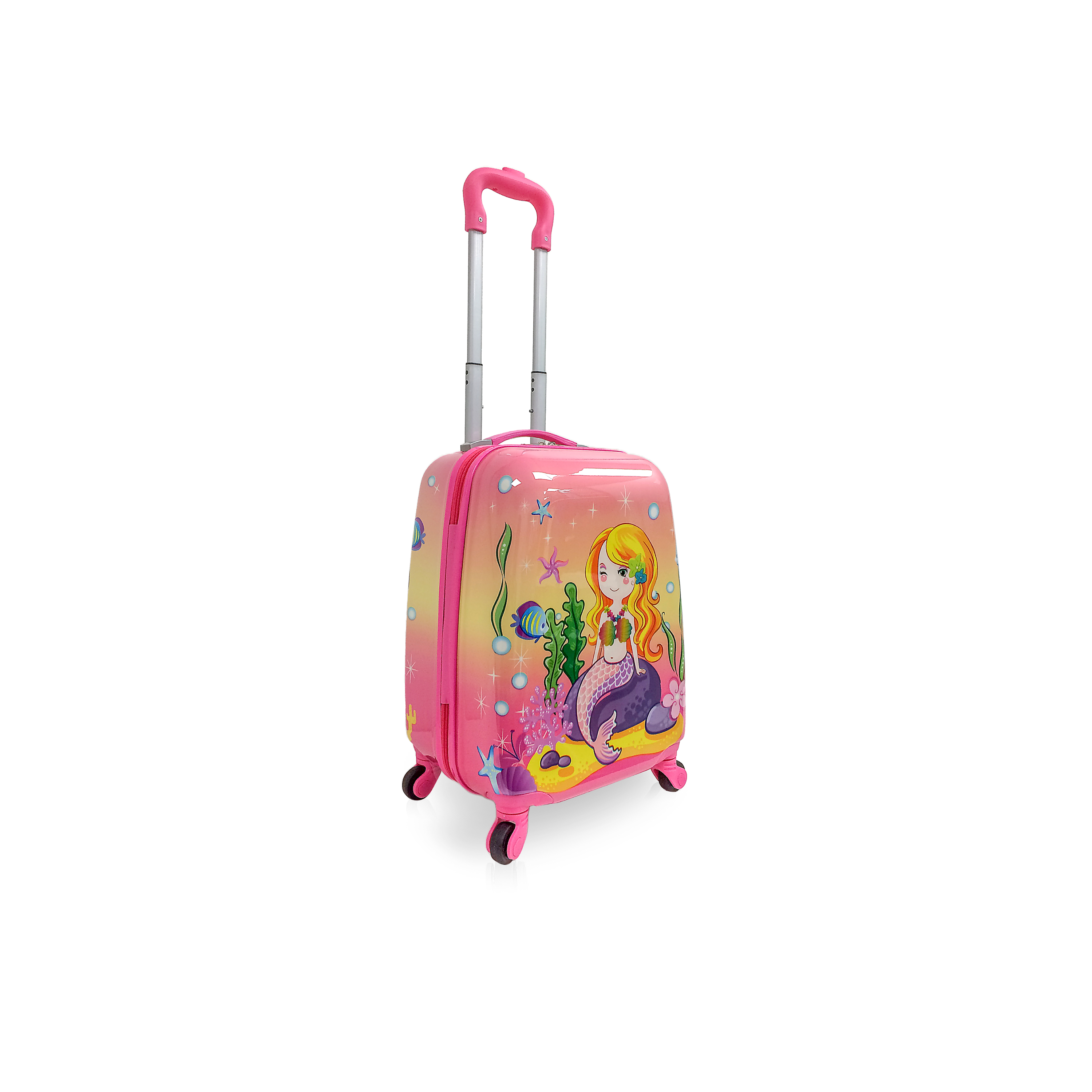 TUCCI Italy GOLDY MERMAID 18" Luggage Kids Suitcase