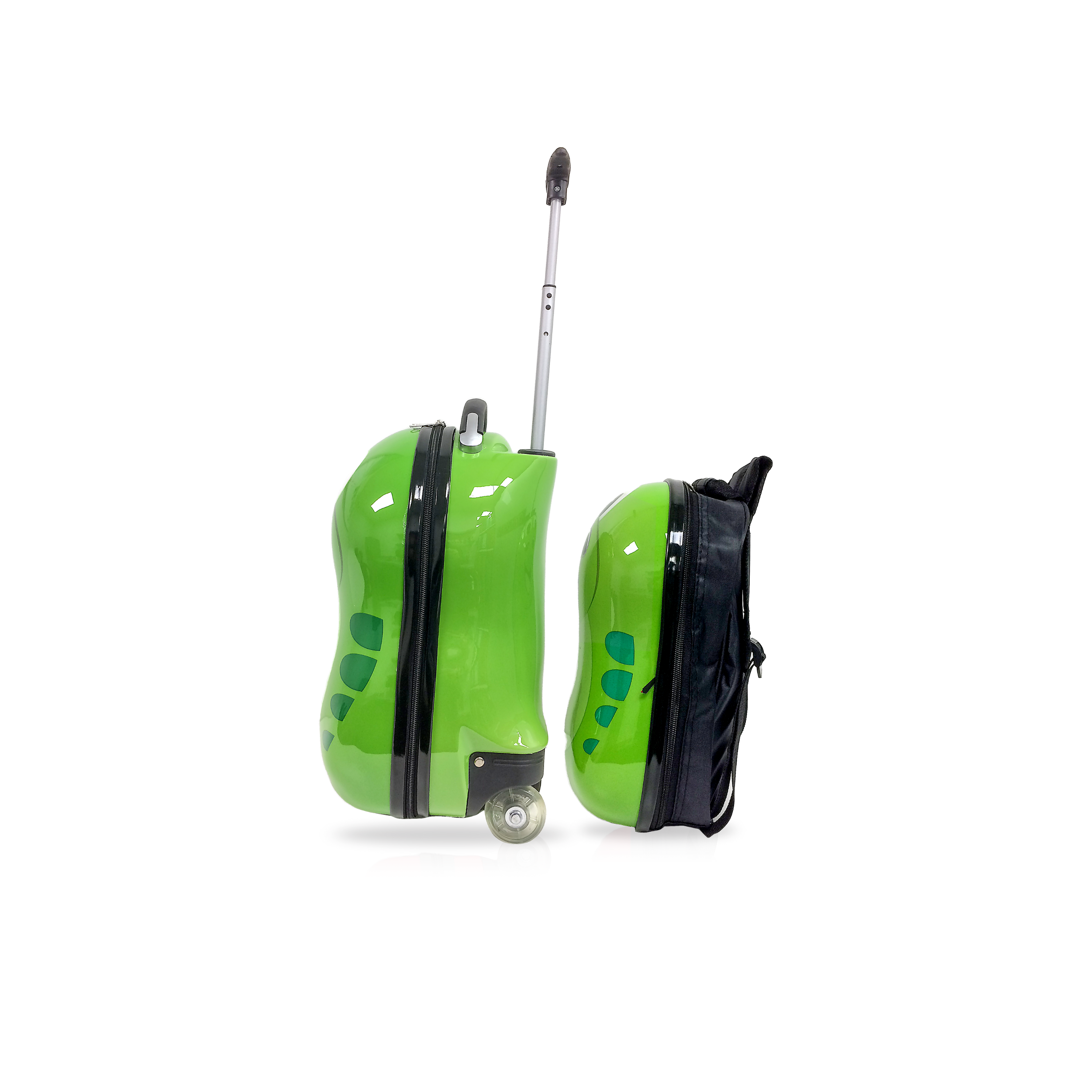 TUCCI Italy DINOSOUROUS 2 PC (16', 13') Luggage Suitcase Set