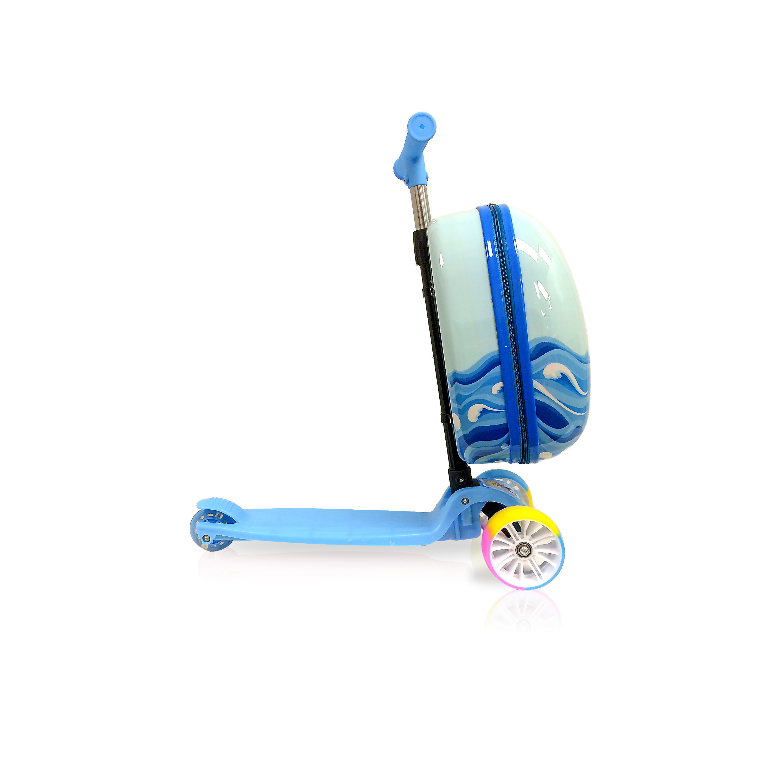 TUCCI Italy JUMPING DOLPHIN Scooter Style Kids Suitcase