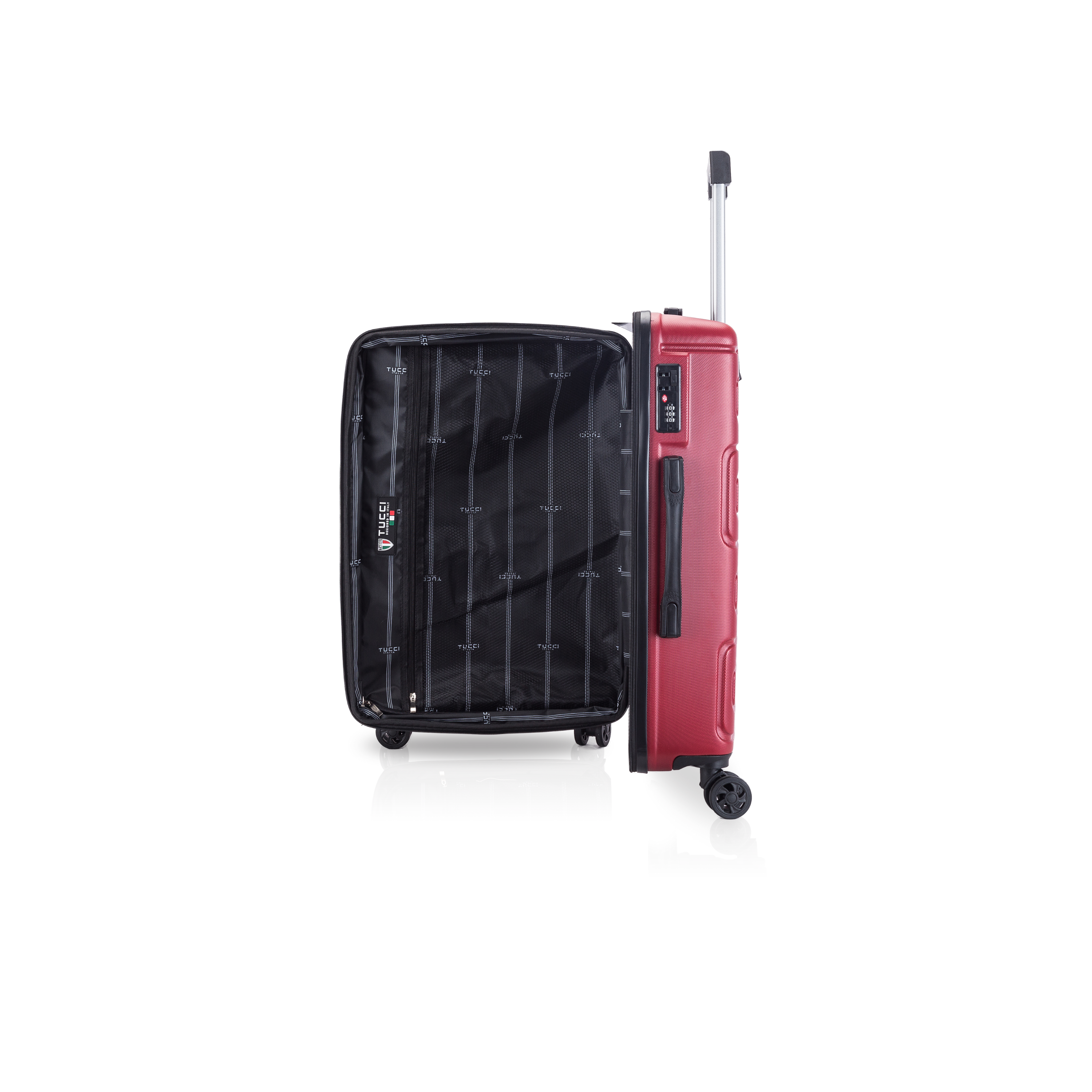 TUCCI Italy VIVACE ABS 20" Carry On Spinner Wheel Suitcase