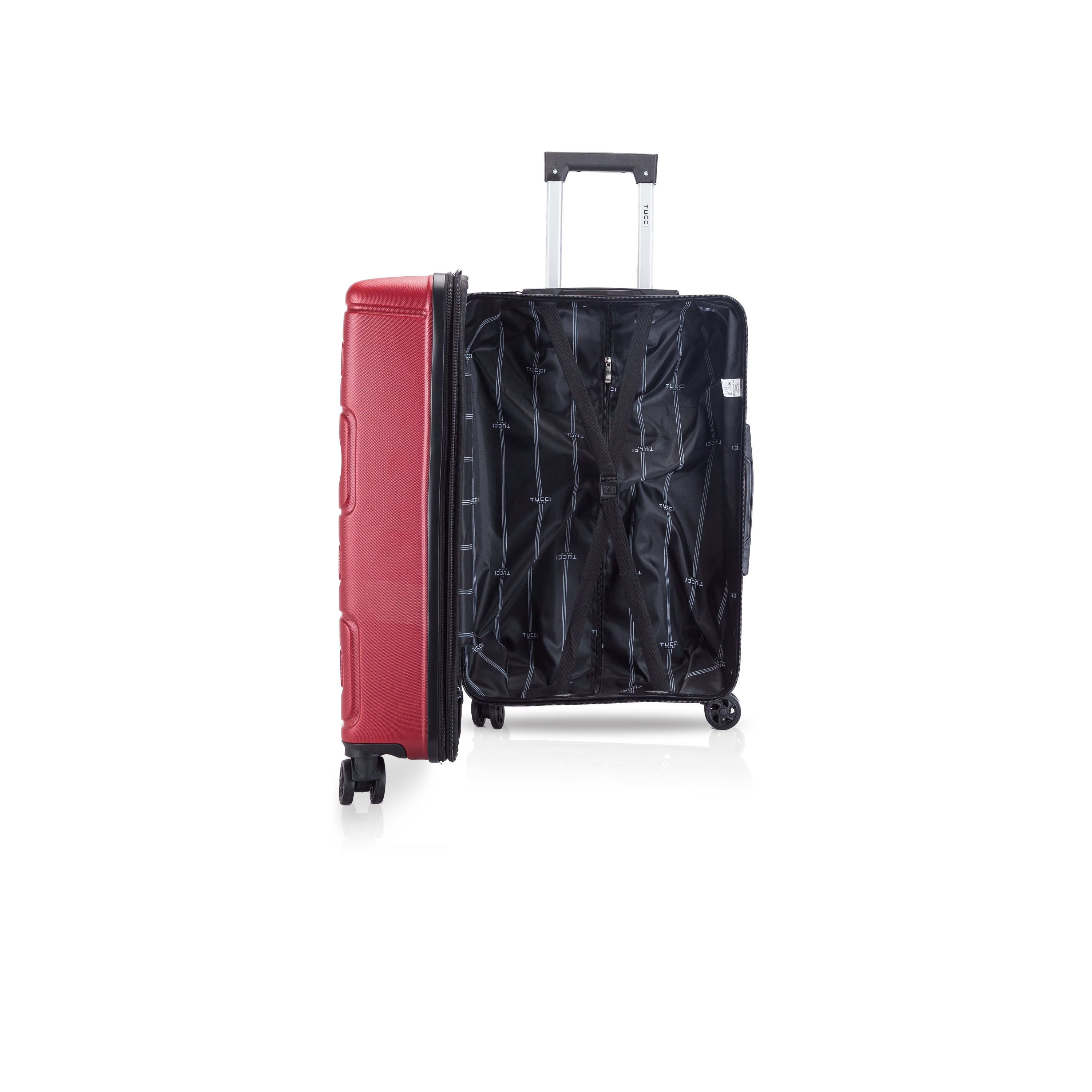 TUCCI Italy VIVACE ABS 20" Carry On Spinner Wheel Suitcase