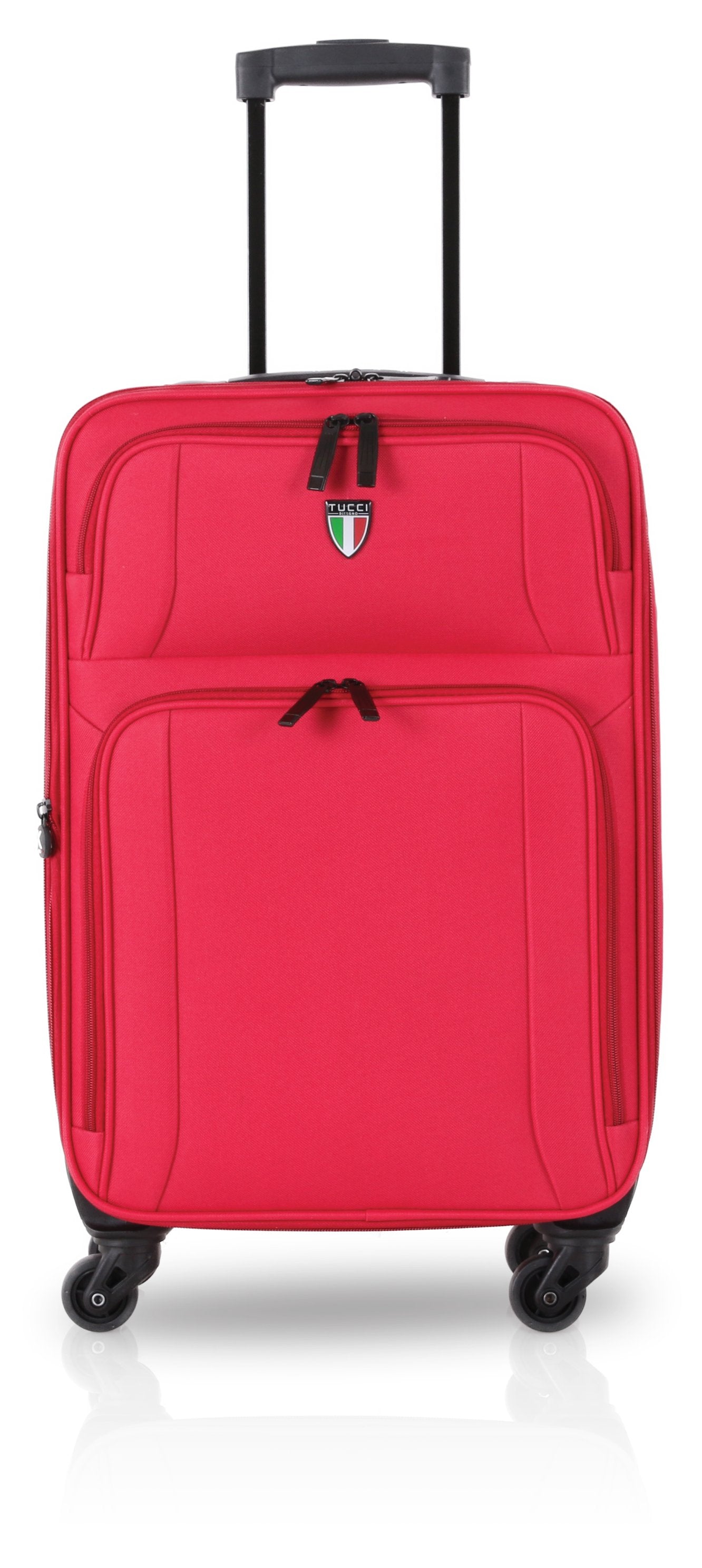 TUCCI Italy DISINVOLTA FABRIC 20" Carry On Suitcase