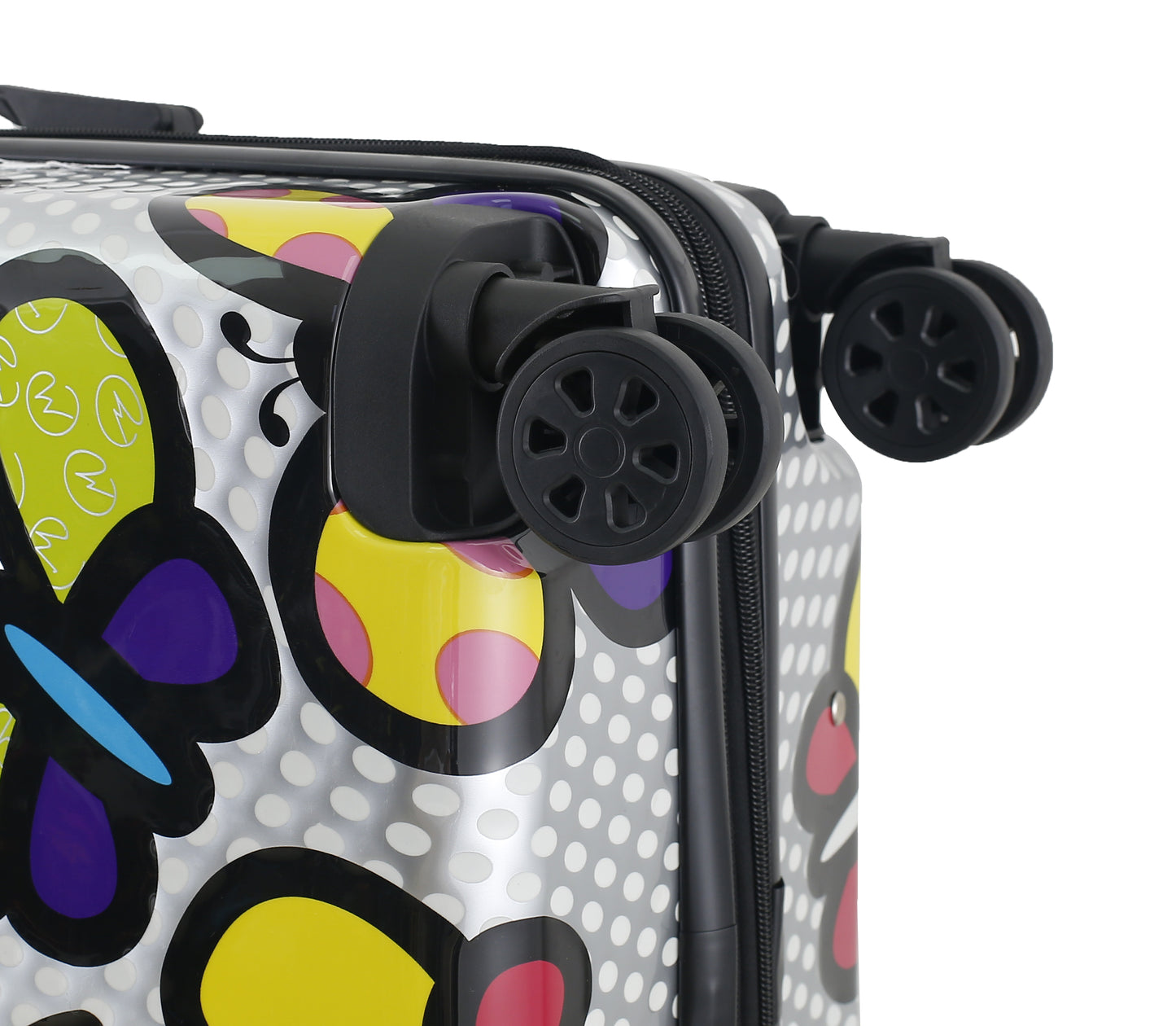 TUCCI Italy Pop Art Butterfly Pop 3PC Set (20",24",28") Luggage Suitcase