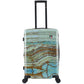 TUCCI Italy Earth Art Emerald Marble 3 PC Set (20", 24", 28") Luggage Suitcase