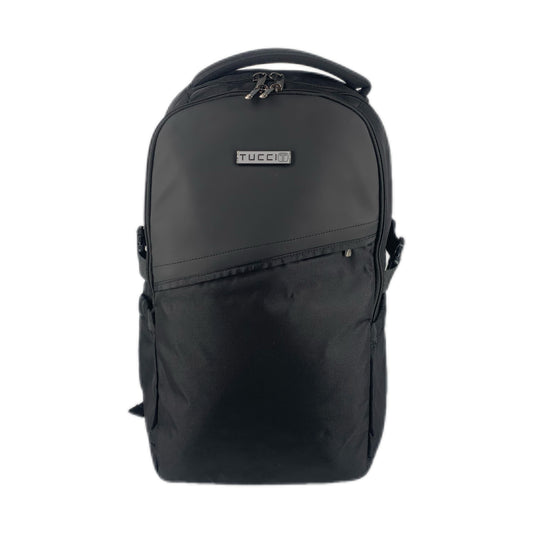 TUCCI Italy Print Rider Laptop Backpack – Travel, Work & School Bag with Padded Straps, Multi‑Compartment, Air‑Flow Back Padding