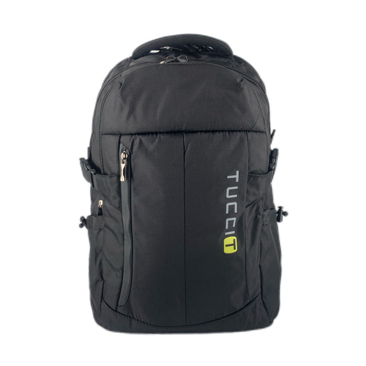 TUCCI Italy Hitch Hiker Laptop Backpack – Travel, Work & School Bag with Padded Straps, Multi‑Compartment, Air‑Flow Back Padding