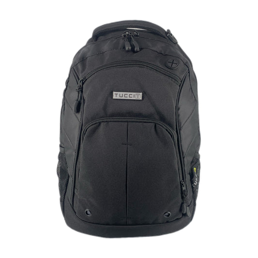 TUCCI Italy Cyclist Classic Laptop Backpack – Travel, Work & School Bag with Padded Straps, Multi‑Compartment, Air‑Flow Back Padding