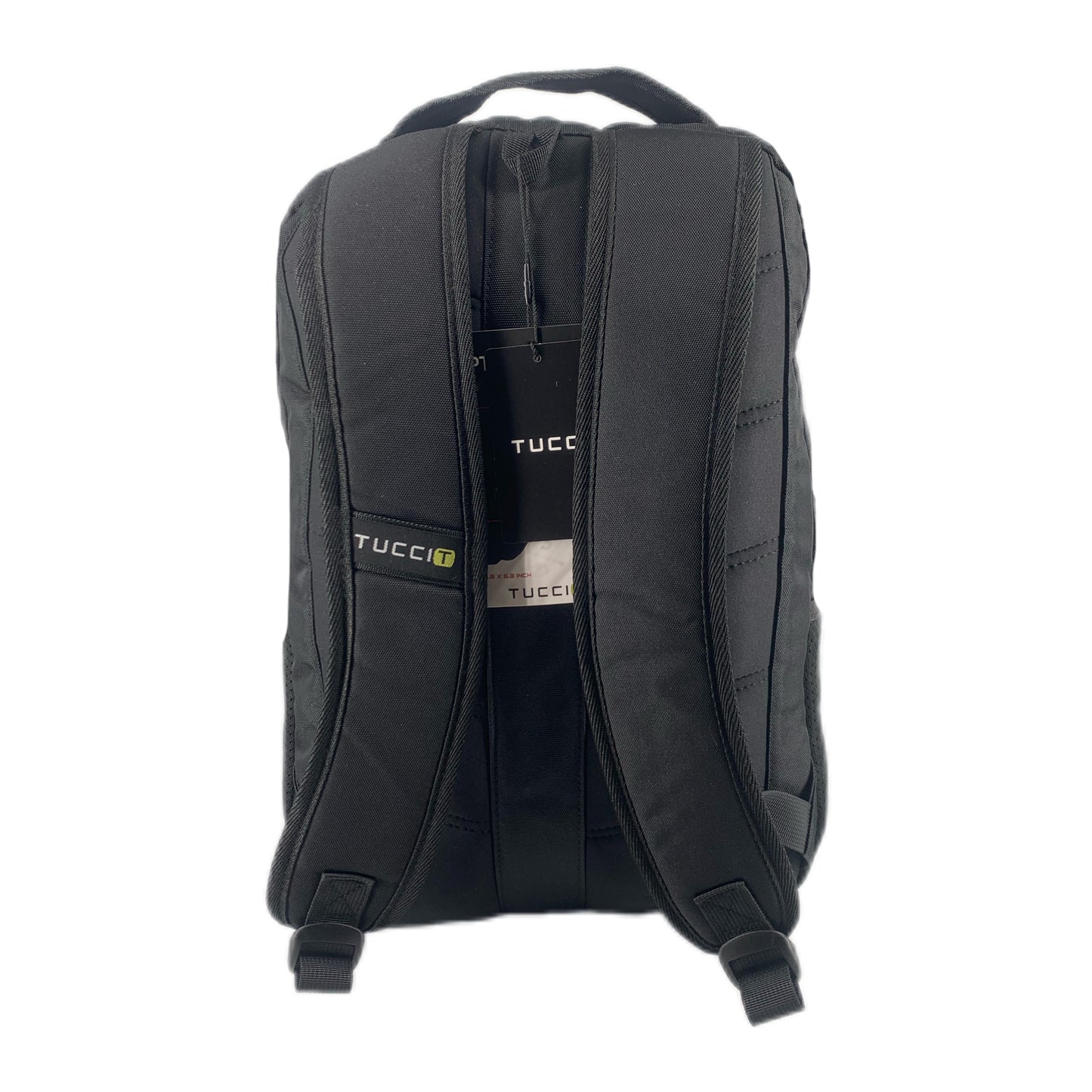 TUCCI Italy City Rider Classic Laptop Backpack – Travel, Work & School Bag with Padded Straps, Multi‑Compartment, Air‑Flow Back Padding