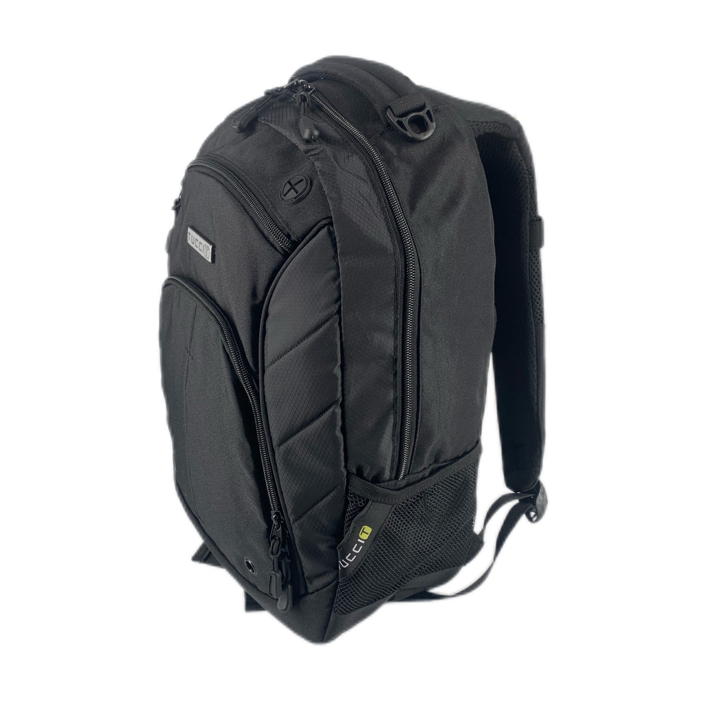 TUCCI Italy Cyclist Classic Laptop Backpack – Travel, Work & School Bag with Padded Straps, Multi‑Compartment, Air‑Flow Back Padding