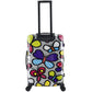 TUCCI Italy Pop Art Butterfly Pop 3PC Set (20",24",28") Luggage Suitcase