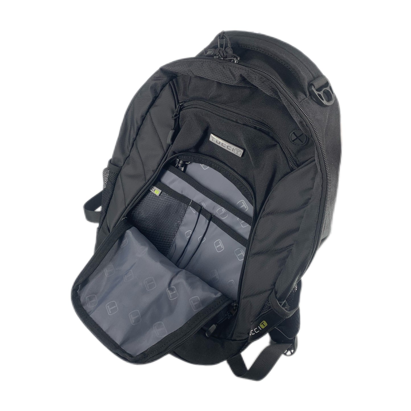 TUCCI Italy Cyclist Classic Laptop Backpack – Travel, Work & School Bag with Padded Straps, Multi‑Compartment, Air‑Flow Back Padding