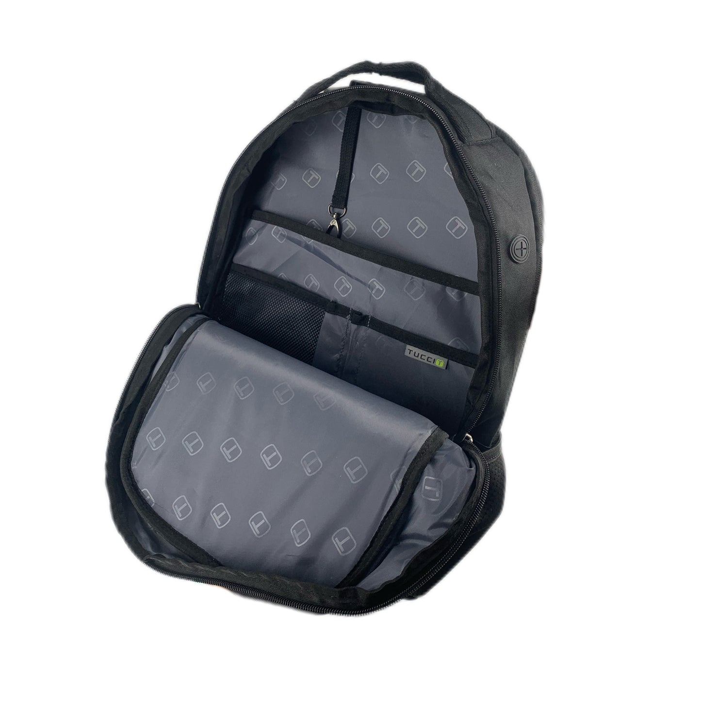 TUCCI Italy City Rider Classic Laptop Backpack – Travel, Work & School Bag with Padded Straps, Multi‑Compartment, Air‑Flow Back Padding